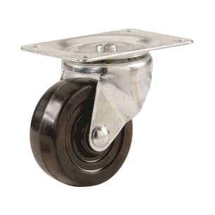 Thumbnail of the 2-1/2-Inch Soft Rubber Swivel Plate Caster, 100-lb Load Capacity
