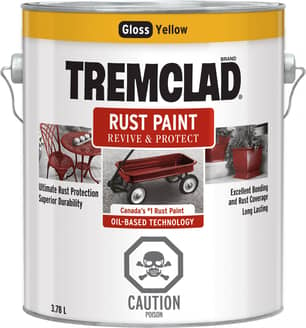 Thumbnail of the Tremclad Rust Paint  Yellow 3.78L