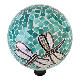 Thumbnail of the 10" Mosaic Dragonfly Duo Gazing Globe