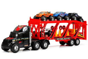 Thumbnail of the 22" Hauler With Two 1:43 Bigfoot Trucks