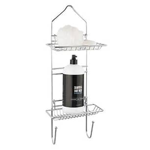 Thumbnail of the REVERSIBLE SHOWER CADDY WITH ADJUSTABLE BASKETS POLISHED CHROME