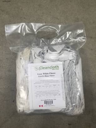 Thumbnail of the Cleancloth Dove Grey Fleece Wiping Rags | 2 lb Pack