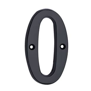 Thumbnail of the #0 CLASSIC 6 INCH HOUSE NUMBER MATTE BLACK