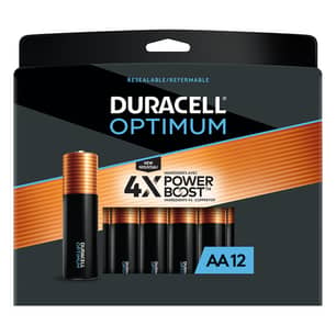 Thumbnail of the Duracell POWER BOOST™ AA Optimum batteries, 12 Pack