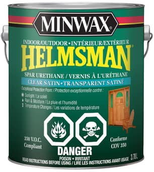 Thumbnail of the STAIN MINWAX HELMSMAN CLEAR SATIN 1G