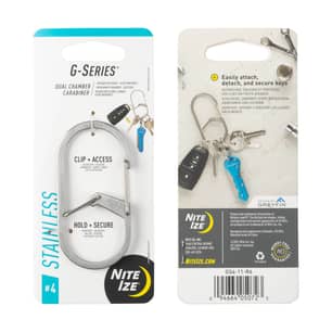 Thumbnail of the G-Series™ Dual Chamber Carabiner #4 - Stainless Steel