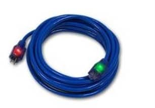 Thumbnail of the Pro Glo® 14/3 SJTW Lighted 15' Extension Cord with CGM - Blue