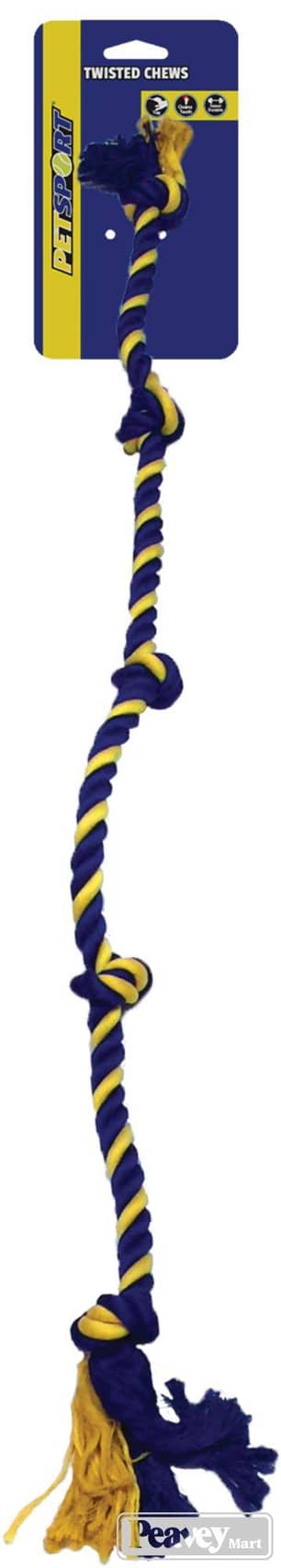 Thumbnail of the Twisted Chews Large Five Knot Cotton Rope