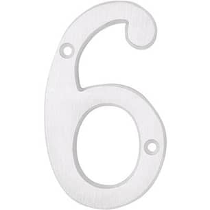 Thumbnail of the #6 CLASSIC 6 INCH HOUSE NUMBER WHITE
