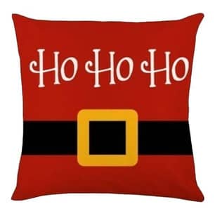 Thumbnail of the CF COLLECTION  Cushion Decorative 16" X 16" - "Ho Ho Ho"