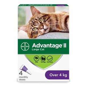 Thumbnail of the Advantage II Flea Treatment for Large Cats - 4 dose