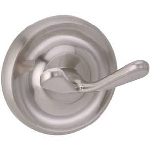 Thumbnail of the ORION DOUBLE ROBE HOOK SATIN NICKEL