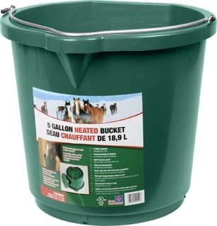 Thumbnail of the Farm Innovators Heated Flat-Back Plastic Bucket - Oversized 5 Gallon