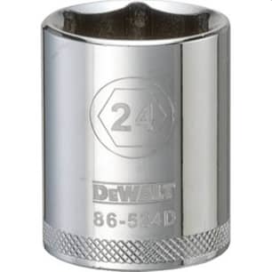 Thumbnail of the DeWalt® Drive Socket, 24mm Socket, 1/2" Drive