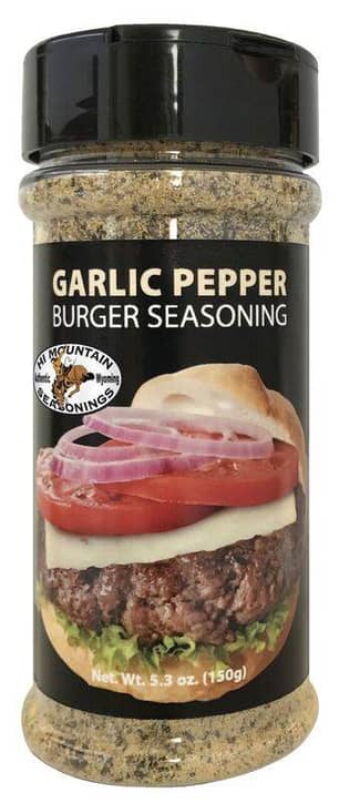 Thumbnail of the Hi Mountain Garlic Pepper Burger Seasoning