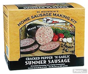 Thumbnail of the Hi Mountain Cracked Pepper n' Garlic Summer Sausage Kit