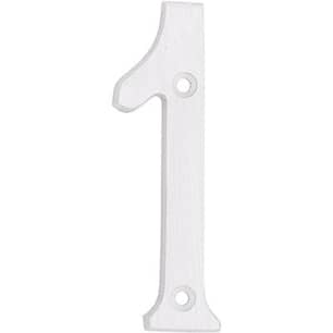 Thumbnail of the #1 CLASSIC 6 INCH HOUSE NUMBER WHITE