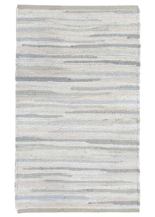 Thumbnail of the 20x34 Tonal Chindi Beige Scatter Rug