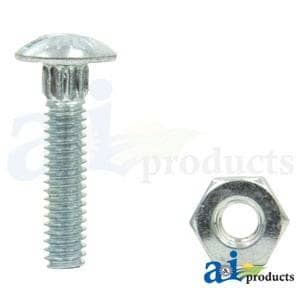 Thumbnail of the BOLT1"10PK KNURLED W/NUT F/SI
