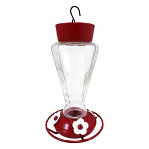 Thumbnail of the Stokes® More Birds® Royal Glass Hummingbird Feeder With Ant Moat 28 Oz