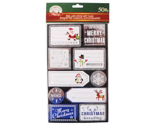 Thumbnail of the CHRISTMAS GIFT TAGS HOT STAMP PEEL N STICK PK/50