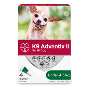 Thumbnail of the K9 Advantix II Flea and Tick Treatment for Small Dogs - 4 dose