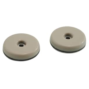 Thumbnail of the 1-Inch Round, Adhesive Slide Glide Furniture Sliders, Beige