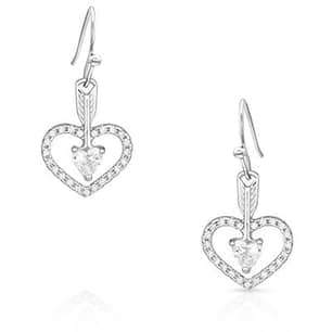 Thumbnail of the Montana Silversmiths® Straight To The Heart Arrow Earrings