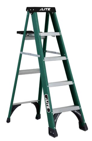 Thumbnail of the 5' FIBERGLASS STEP LADDER| TYPE 2| 225 LBS| WITH PAINT TRAY