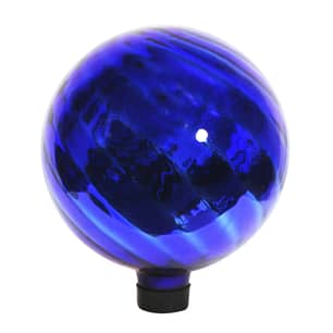 Thumbnail of the 10" Blue Chrome Swirl Globe