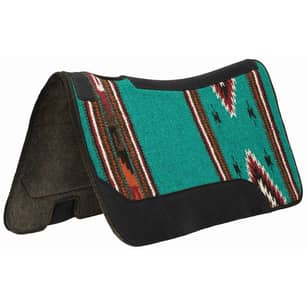 Thumbnail of the Contoured Single Weave Felt Saddle Pad, Turquoise Pattern