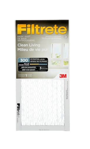 Thumbnail of the Filtrete™ Clean Living Basic Dust Filter Microparticle Performance Rating 300| 12 IN x 24 IN x 1 IN