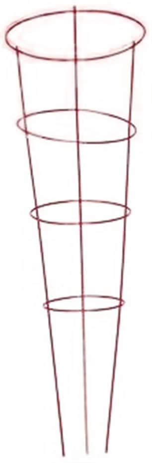Thumbnail of the Tomato Cage/Plant Support 14"x42" Red Plastic