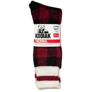 Thumbnail of the Kodiak® Unisex Boot Socks 2Pk Red/Black