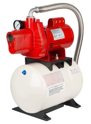 Thumbnail of the Red Lion Well Pump and Tank System with 5.3 Gallon Tank, 1/2 HP, 115/230 Volts, 1 Phase, 1-1/4" FNPT Suction, 1" FNPT Discharge, 150 ft Max Head
