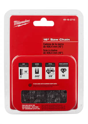 Thumbnail of the Milwaukee® 16in Saw Chain Replacement for 2727-20 Chainsaw