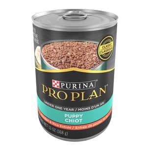 Thumbnail of the Purina® Pro Plan® Under One Year Puppy Chicken & Rice Entrée Classic Dog Food 368g Can