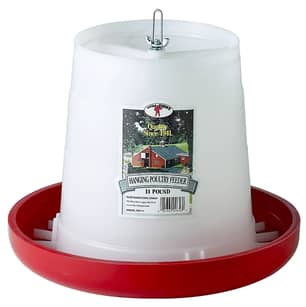 Thumbnail of the 11 Pound Plastic Hanging Poultry Feeder