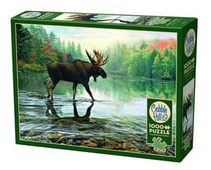 Thumbnail of the Cobble Hill Puzzle Moose Crossing 1000 Piece