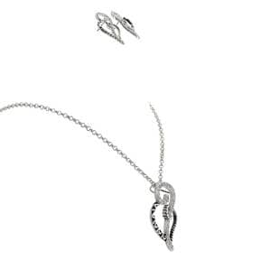 Thumbnail of the Montana Silversmiths® Woven Hearts Jewelry Set