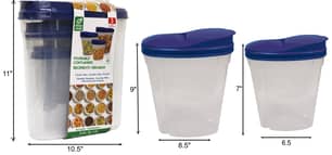 Thumbnail of the Freshware Pourable Storage Containers Set of 3