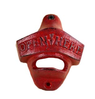 Thumbnail of the RED CAST IRON BOTTLE OPENER