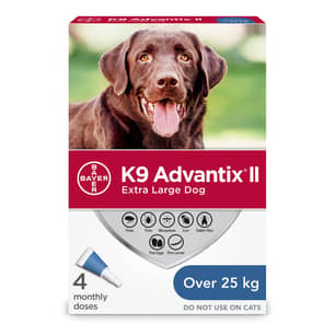 Thumbnail of the K9 Advantix II Flea and Tick Treatment for Extra Large Dogs - 4 dose