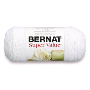 Thumbnail of the White Super Value Yarn (4 - Medium) By Bernat