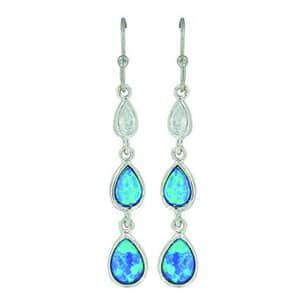 Thumbnail of the Montana Silversmiths® River Of Lights Falling Into Water Earrings