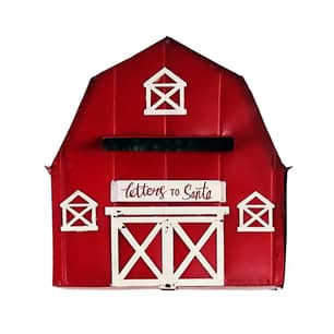 Thumbnail of the Letters To Santa Red Barn Mailbox