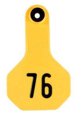 Thumbnail of the Y Tex Ear Tags Yellow All American 3* Combo Blank