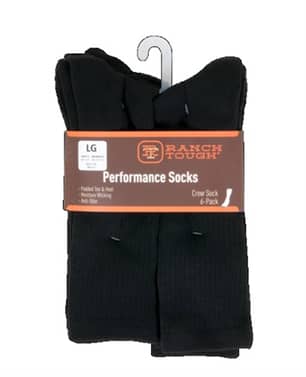 Thumbnail of the Noble Outfitters® Men's Ranch Tough Performance Crew Sock 6-Pack