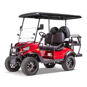 Thumbnail of the Kandi Kruiser 4 Seat Golf Cart, Red