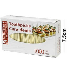 Thumbnail of the Wood Toothpicks 1000CT
